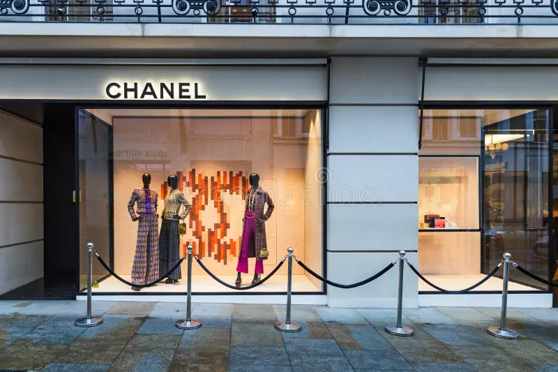 Vitrine de commerce propre